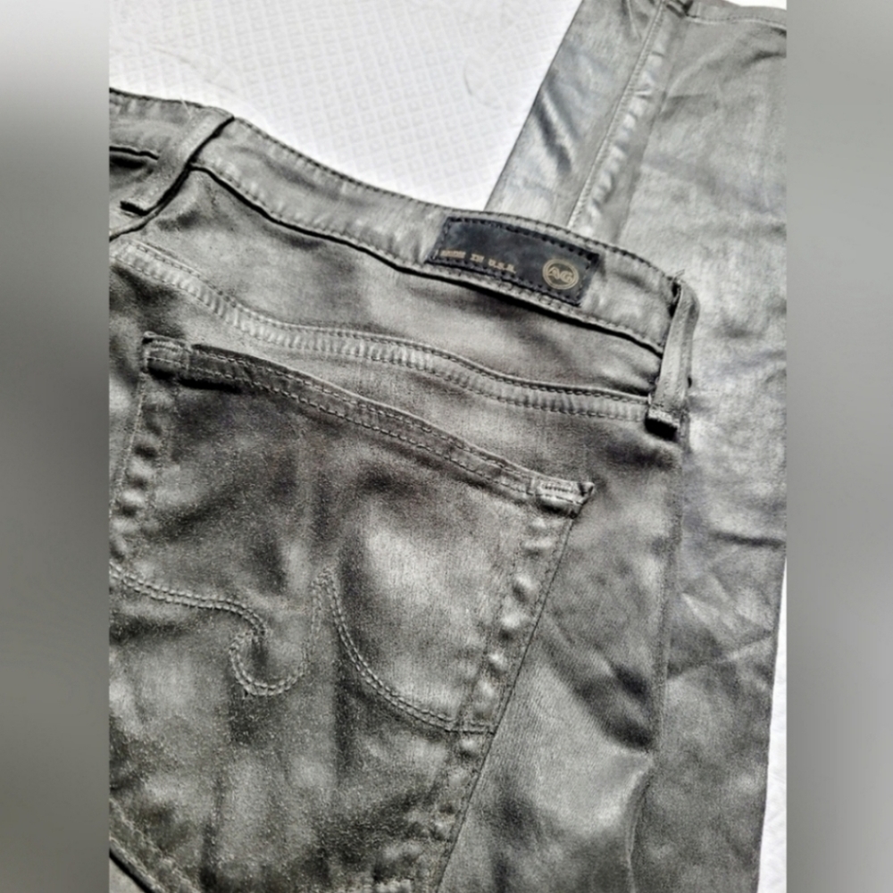 AG Adriano Goldschmied Women's Skinny Jeans - Gray - Picture 14 of 16